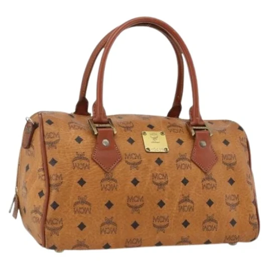 MCM Pre-owned Dame Pre-owned Brun