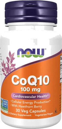 NOW COQ10 100 MG 30 VCAPS NOW COQ10 100 MG 30 VCAPS