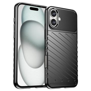 iPhone 16 Thunder Series TPU-deksel Svart