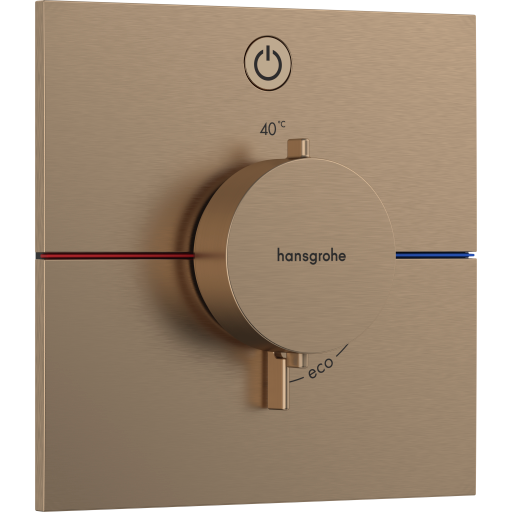 Hansgrohe ShowerSelect Comfort E dusjbatteri, bronse
