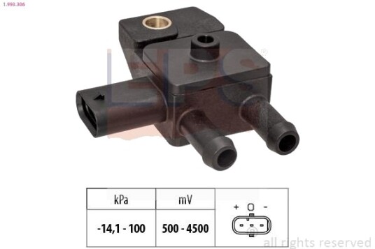 Sensor, avgasstrykk EPS 1.993.306