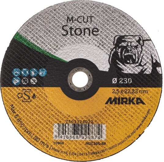 Mirka M-CUT kappeskive, 230 x 2,5 x 22,2 mm