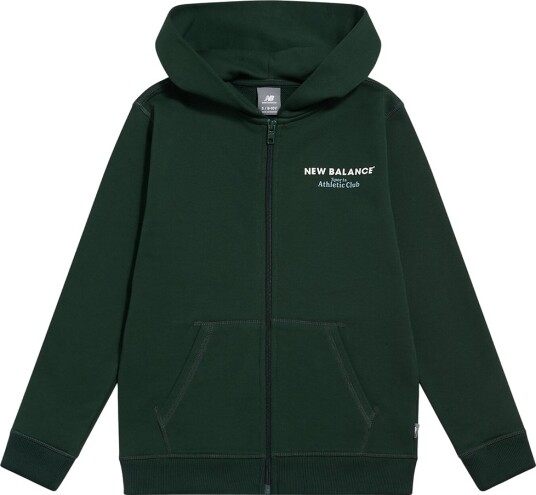 New Balance Cardigan Nordic Green New Balance 10 11 år (140 146) Cardigan Armygrønn Grønn