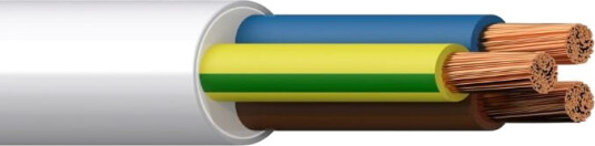R-LINE RV-K IF 3G6 0,6/1KV Hvit Metervare R-LINE RV-K IF 3G6 0,6/1KV Hvit Metervare