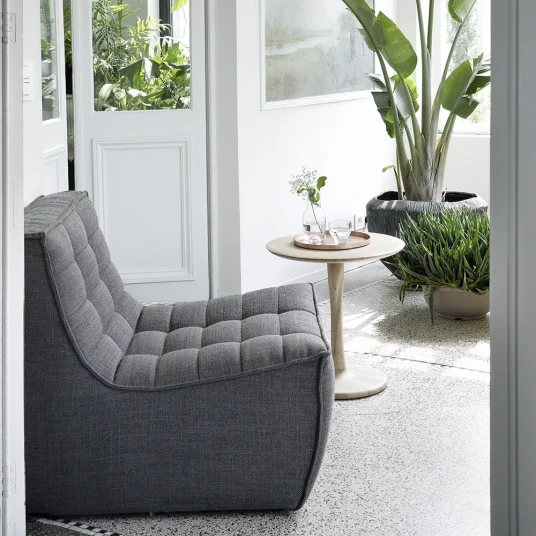 Ethnicraft Ethnicraft N701 Lenestol Dark Grey