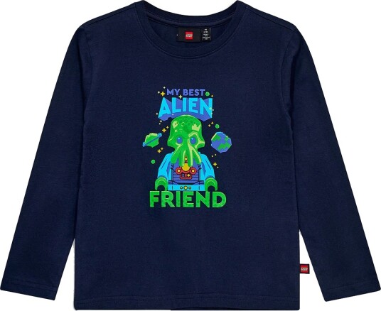 LEGO® Wear Genser LWTaffy Dark Navy m. Alien LEGO® Wear 8 år (128) Genser Blå