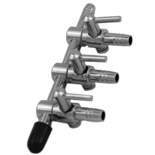 Manifold 3 port metall 4MM