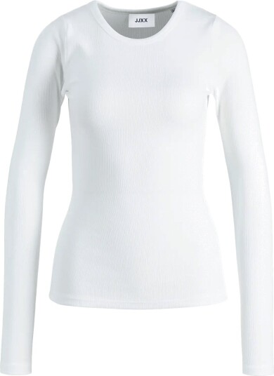 JJXX Kids Jxfreya Str Ls Rib Tee Jrs Noos Grl   White   152