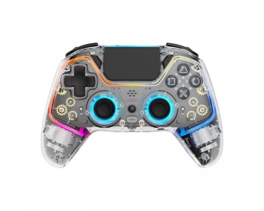 Transparent Trådløs Kontroller PS4/PC