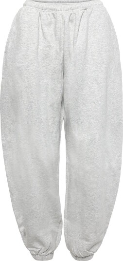 Weekday Lotte Standard Sweatpants   GREY MELANGE   S
