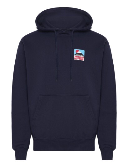 Edwin Sunset On Fuji San Hoodie Sweat Maritime Blue Navy L