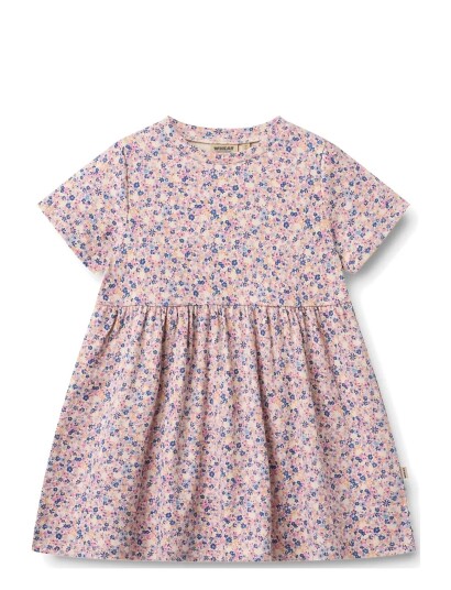 Wheat Jersey Dress Anna Pink 110 Wheat Jersey Dress Anna Pink 110