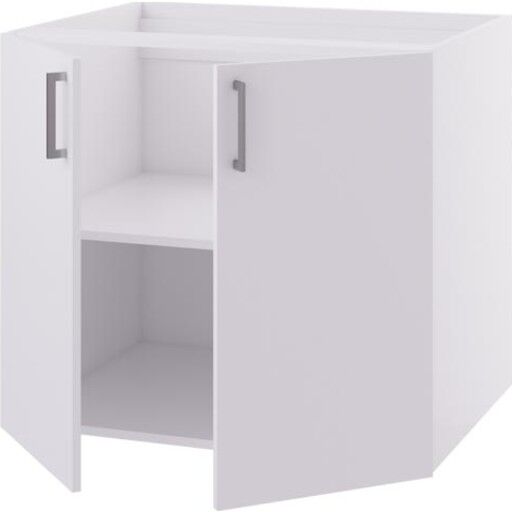Linn Bad underskap 80x60 cm matt hvit