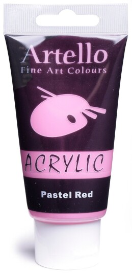 Artello Akrylmaling 75 Ml Pastell Rød