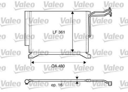Kondensator VALEO 817837