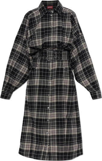 Diesel Dame Kjoler Svart S,