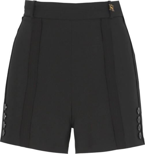 Elisabetta Franchi Dame Shorts Svart M,