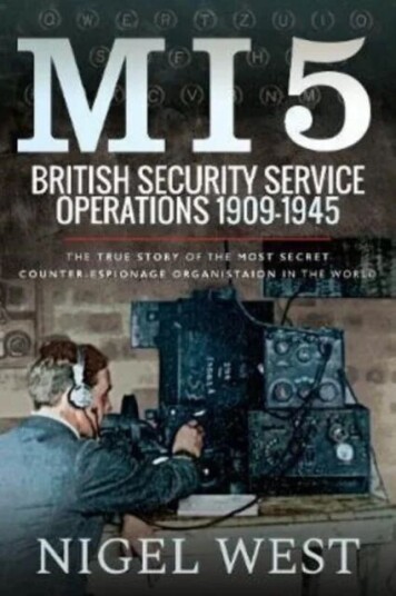 MI5: British Security Service Operations, 1909-1945 av Nigel West