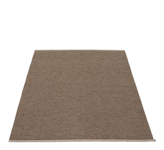 Pappelina Mono matte mørk brun 140x200 cm