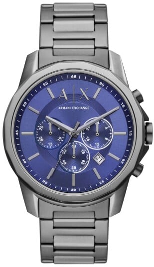Armani Exchange Herreklokke AX1731 Banks Blå/Stål Ø44 mm