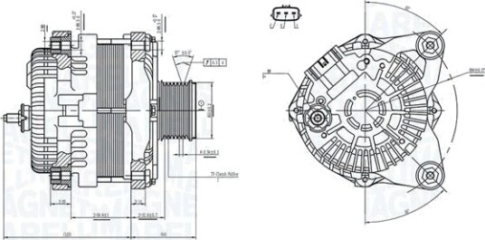 MAGNETI MARELLI 063732182010 Dynamo MAGNETI MARELLI 063732182010 Dynamo