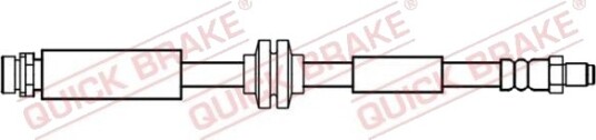 Bremseslange QUICK BRAKE 32.833 Bremseslange QUICK BRAKE 32.833