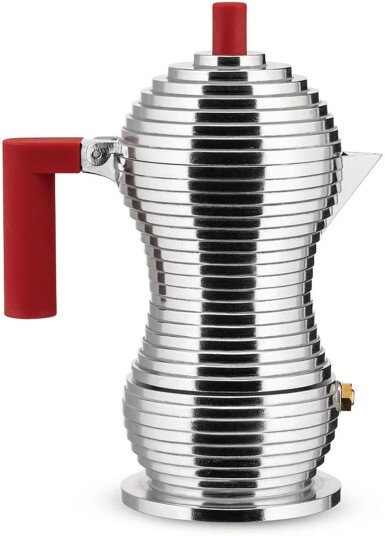Alessi Pulcina Espresso Kaffemaskin Induksjon 6 Kopper Kaffemaskiner Og Kaffebryggere Michele De Lucchi