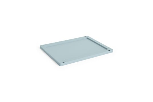 Hay Colour Crate Plastic Medium Lokk Dusty Blue