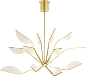 Belterra 48 Chandelier Natural Brass