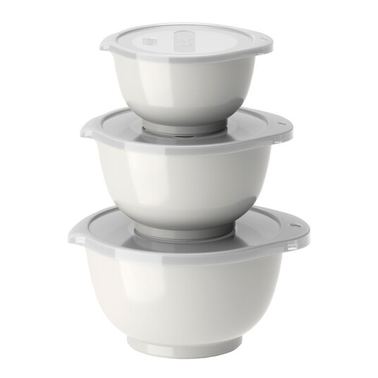 Rosti Margrethe minibollesett 0,25 + 0,5 0,75L hvit