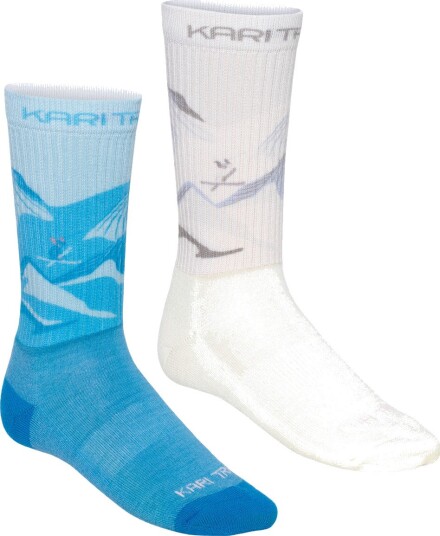 Kari Traa Women"s Puffin Sock 2-pack White 36-37