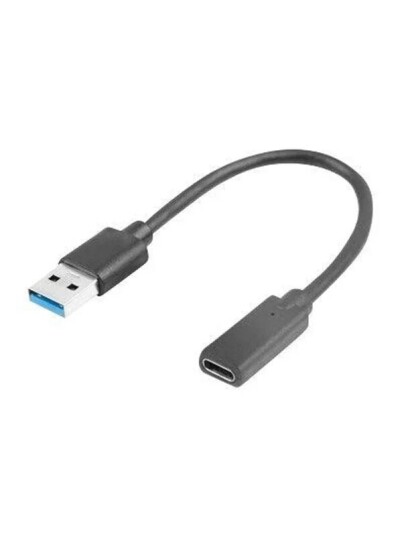 Lanberg USB A to USB C Adapter 15cm AD UC UA 03 Lanberg USB A to USB C Adapter 15cm AD UC UA 03