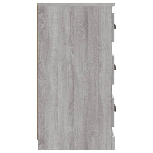 vidaXL Skjenk grå sonoma 70x35,5x67,5 cm konstruert tre