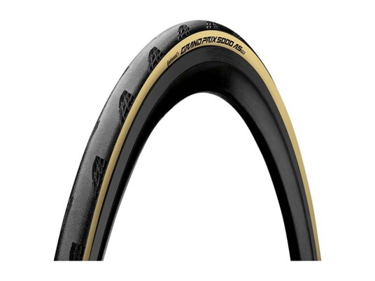 CONTINENTAL Grand Prix 5000 AllSeason TR Folding tire (25-622) Black/cream, BlackChili Compound, PSI max:7,5 (bar), Vectran Breaker |