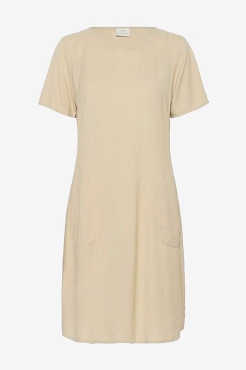 KAFFE - Kjole kaIlia Dress - Grå KAFFE - Kjole kaIlia Dress - Grå