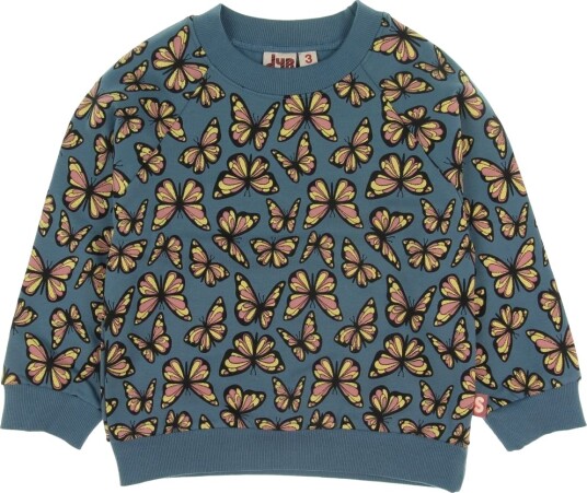DYR Collegegenser Bellow Grey Steel Flagrer DYR 7 år (122) Collegegenser Blå Gul Rosa