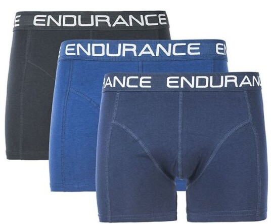Endurance Burke Boxer Shorts 3 Pack Mens Multicolor Multicolor S