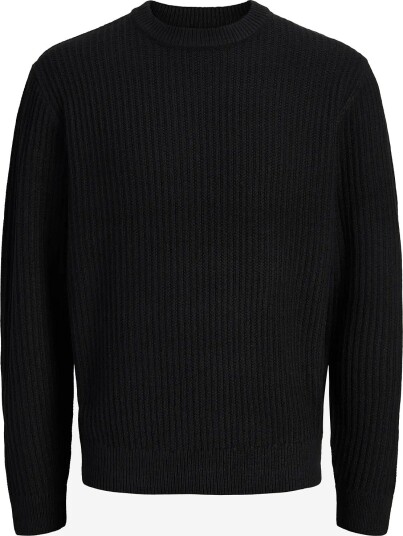 Jack & Jones Jjsage Knit Crew Neck Jnr BLACK 176