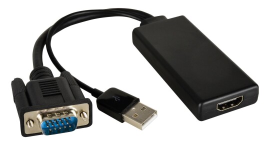 KRAMER ADC-GM/HF - 15-pin HD M  to HDMI F  with USB Audio/Power Adapter Cable