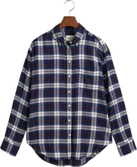 Gant Dame Bluser & Skjorter Blå S,