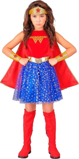 Widmann Wonder Woman Inspirert Barnekostyme 11 13 ÅR 22048 Widmann Wonder Woman Inspirert Barnekostyme 11 13 ÅR 22048