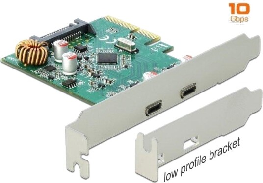 Delock PCIe USB C 2 Port 90397