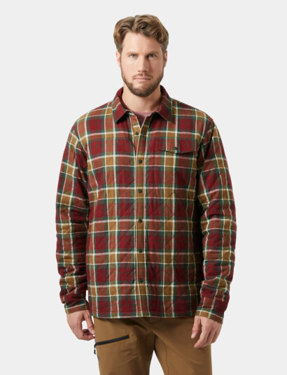 Helly Hansen Isfjord Insulated Shacket - Burgundy - XL Helly Hansen Isfjord Insulated Shacket - Burgundy - XL