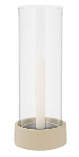Villa Collection - Nord hurricane lyslykt 11,5x31 cm krem