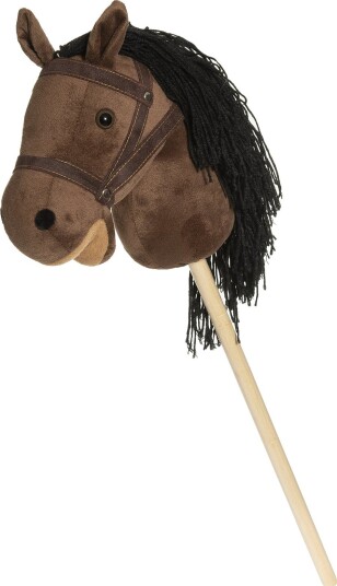 Teddykompaniet | Hobby Horse, Brown, With Reins | ONE SIZE