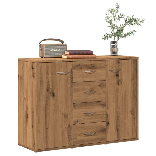 Skjenk artisan eik 88x30x64 cm konstruert tre 8721158434685