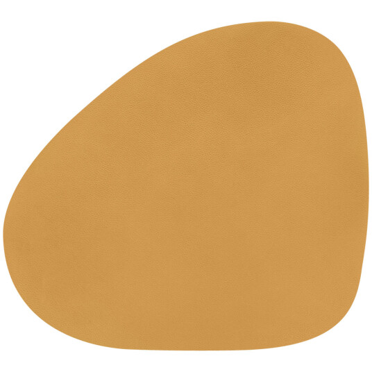 ERWIN M. Bordbrikke Kaja oval; 37x45 cm (BxL); Sennep; Oval; 4 Stykk / Forpakning