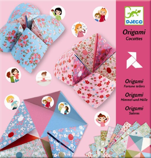 Djeco Origami Spåark i lyse farver
