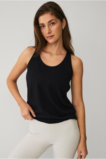 Ellos Studio Treningstopp Tank Top Loose Soft Svart