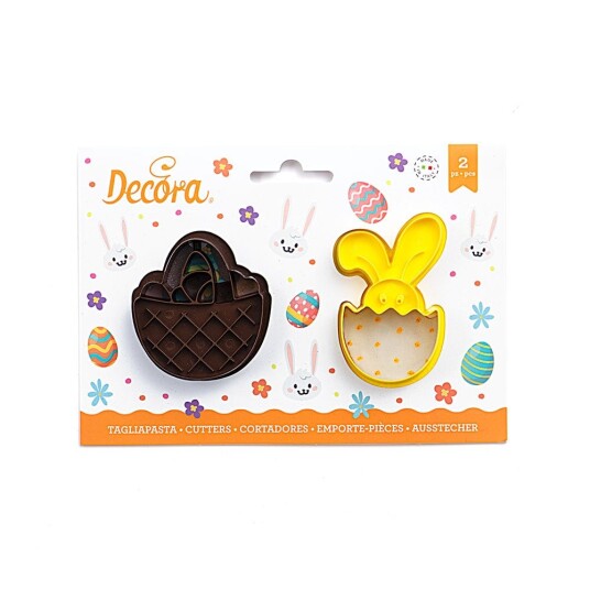 Decora Utstikkere  Kurv Og Kanin 